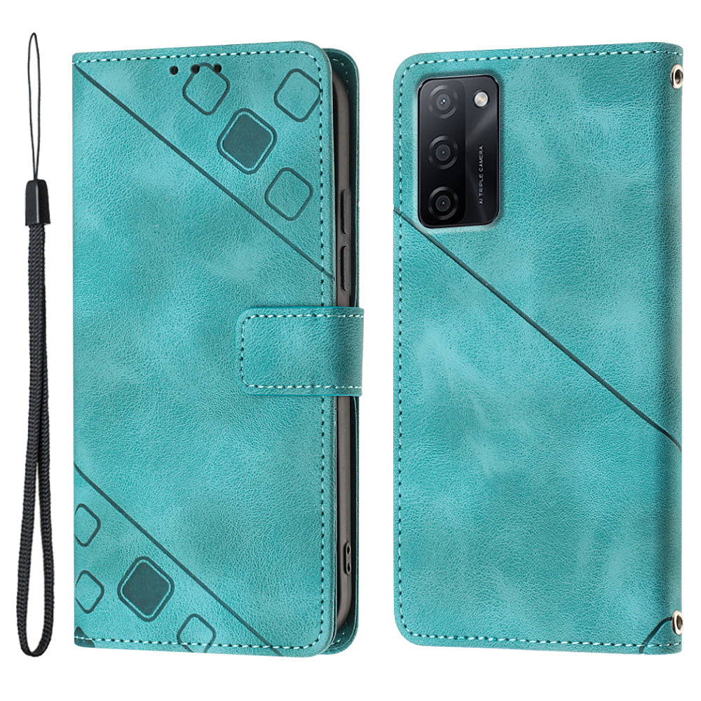 PT005 YB Imprinting Series-6 For Oppo A55s 5G Skin Touch Phone Shell Leather Stand Wallet Shockproof Case PT005 YB Imprinting Series-6 For Oppo A55s 5G Skin Touch Phone Shell Leather Stand Wallet Shockproof Case